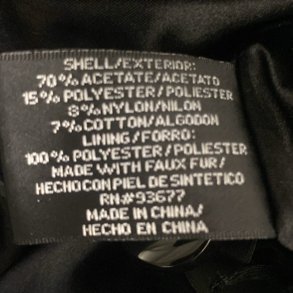 Vintage 60’s Style Heavy Botton Down Black Textured Coat - Picture 9 of 10